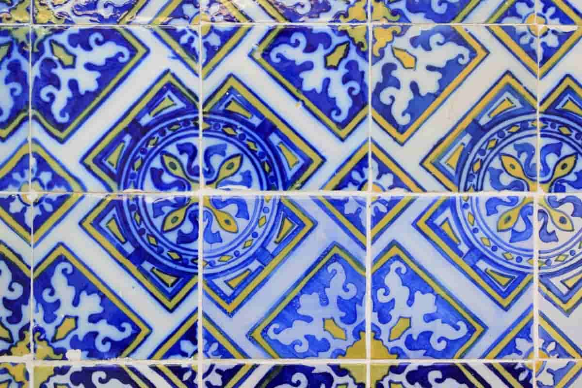  Napier Ceramic Tiles; Waterproof Glazed 20*20 mm Blue White 