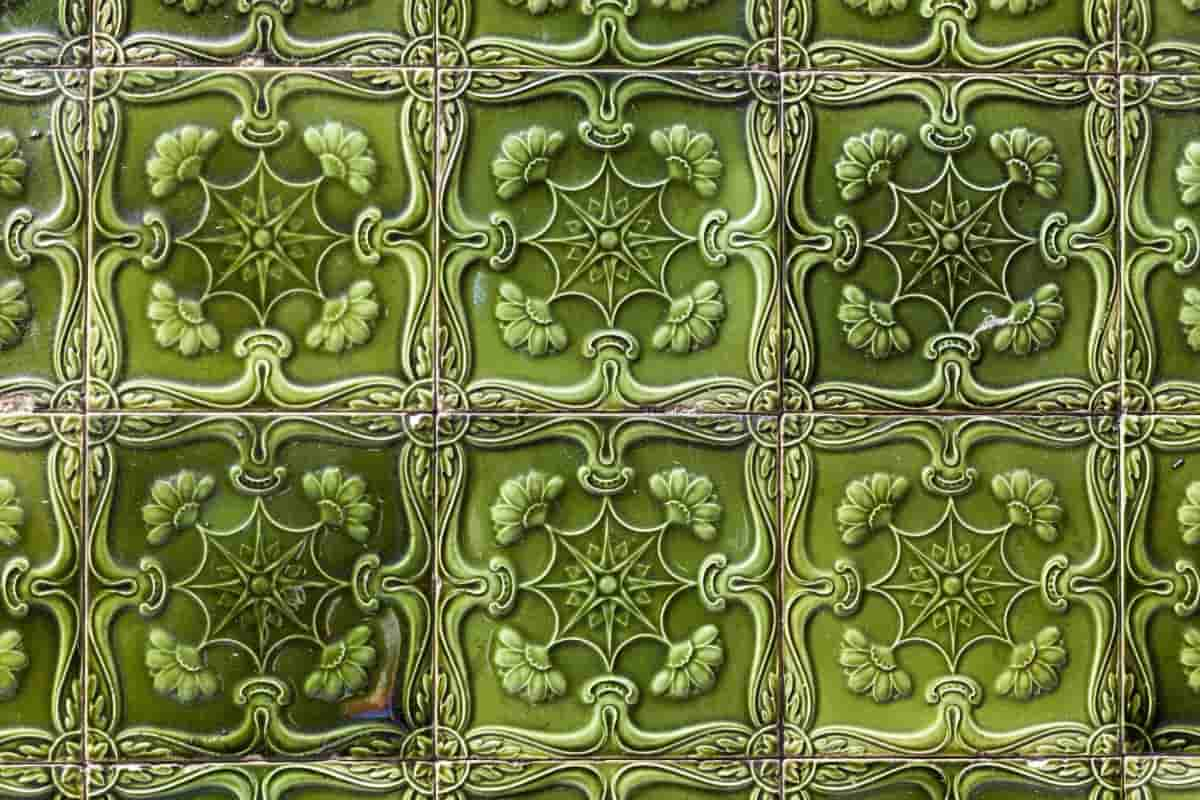  Cheap Green Ceramic Tile; Matte Patterned Glazed Designs Water Resistant 