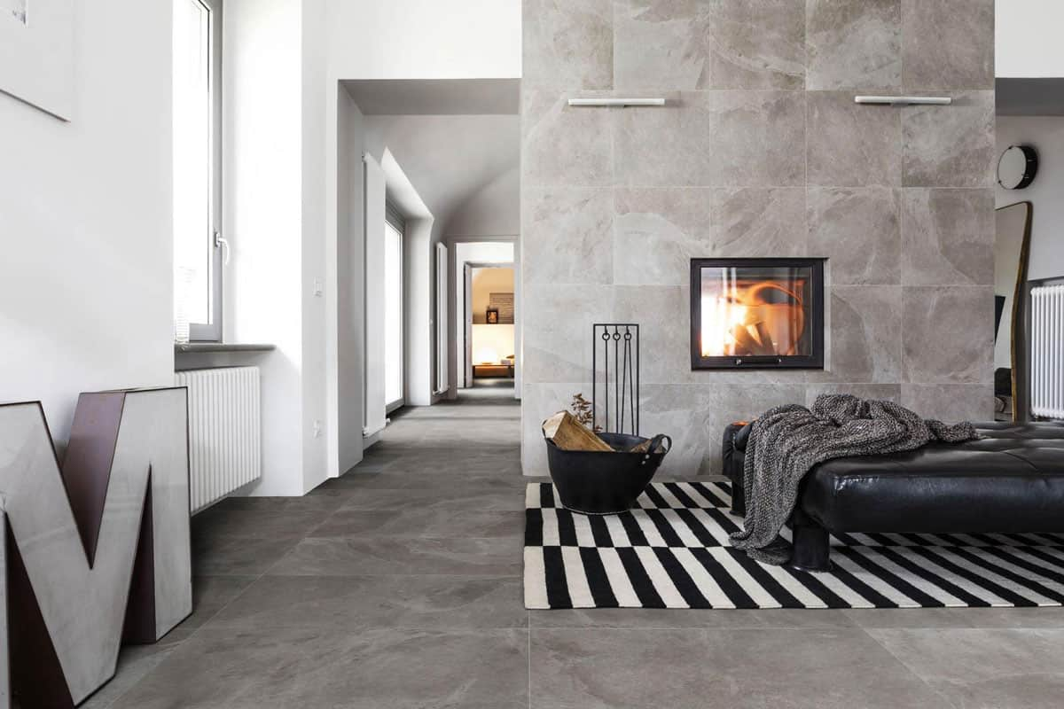  Daltile Unglazed Ceramic Tile; White Gray Black Colors Matte Surface 