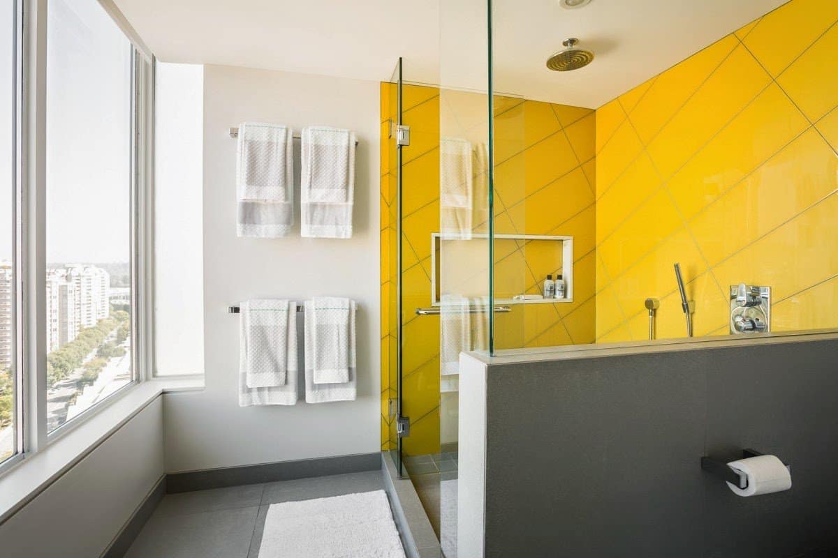  Yellow Square Ceramic Tiles; Glazed Matte Glossy Designs Fire Resistant 