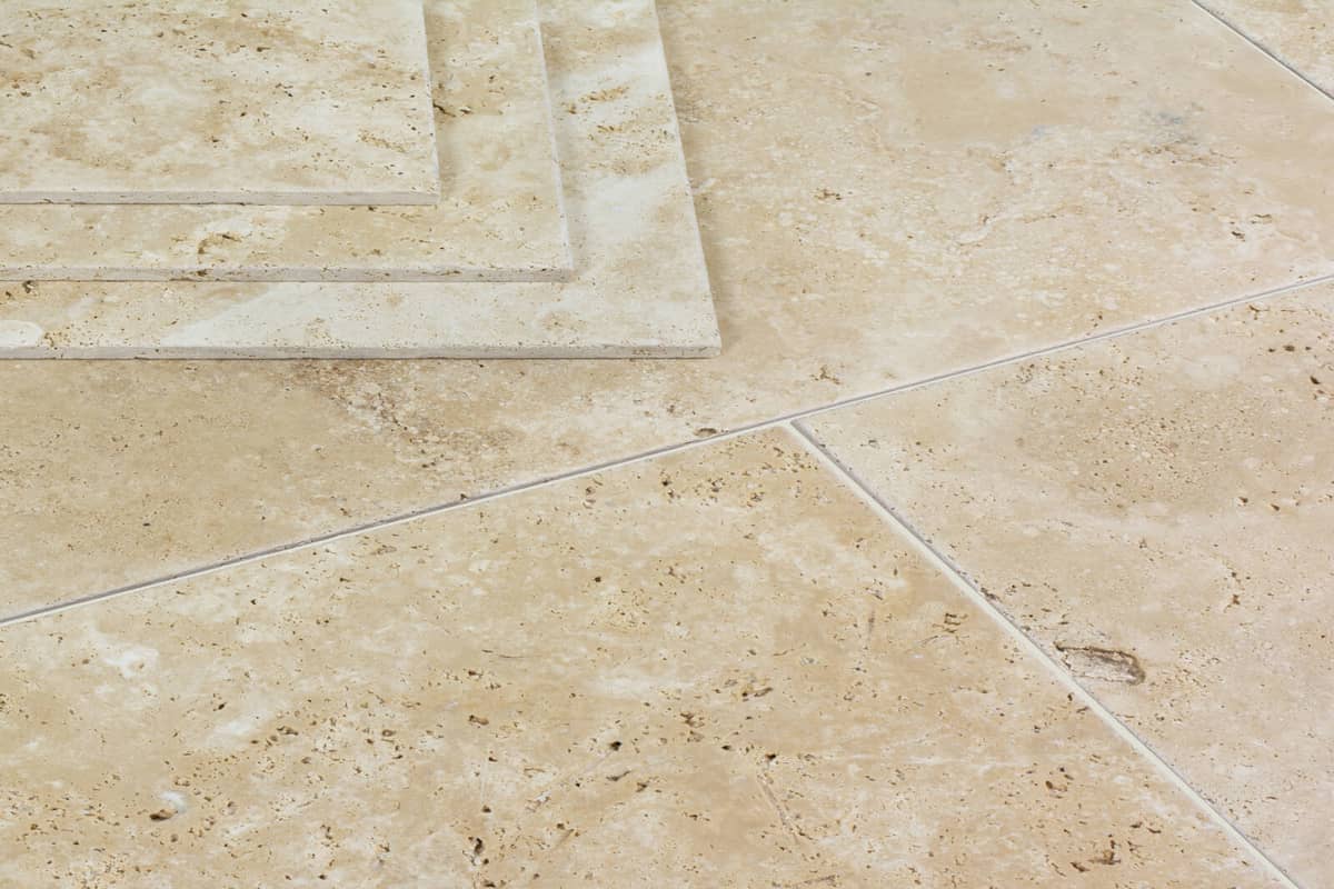  Premium Travertine Tiles; Water Moisture Resistance 2 Applications Outdoor Indoor 