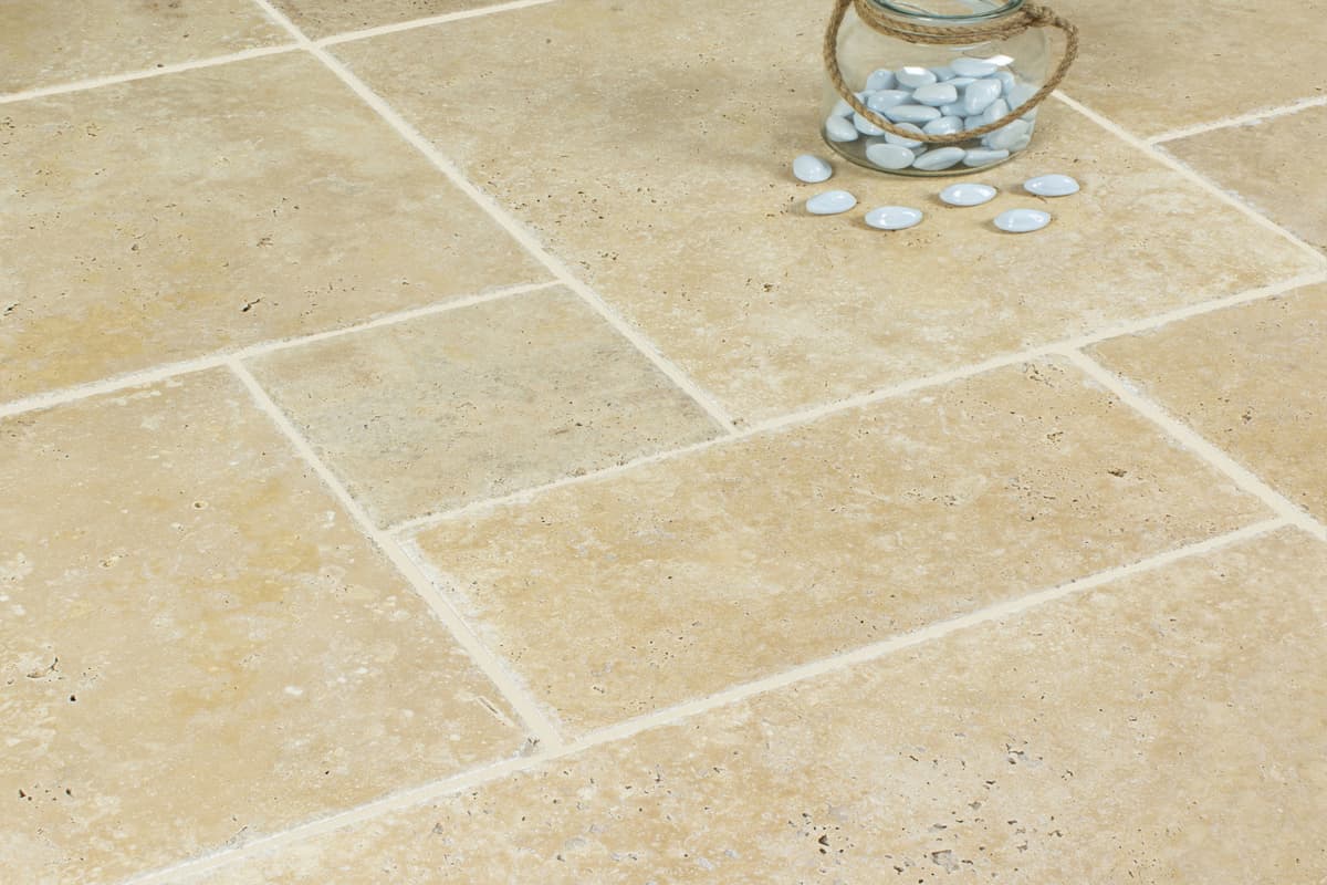  Premium Travertine Tiles; Water Moisture Resistance 2 Applications Outdoor Indoor 