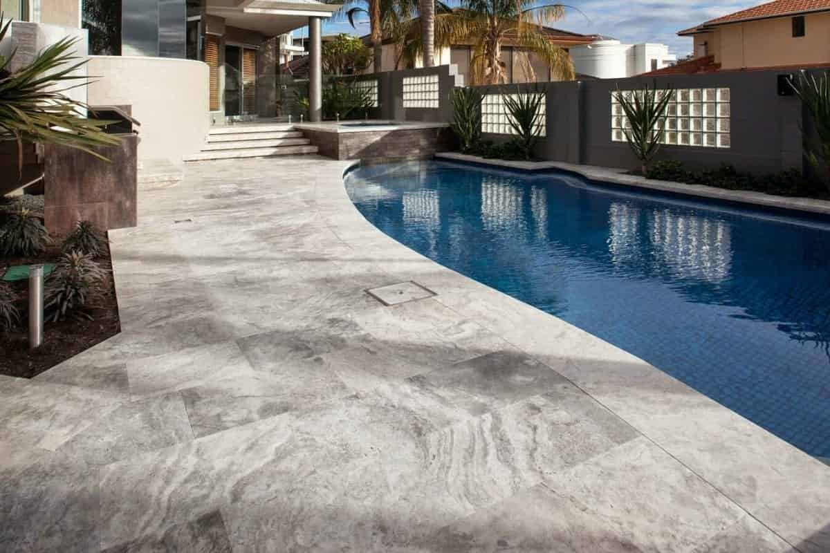  Platinum Travertine Tiles (Lapis Tiburtinus) Square Rectangular Shape Waterproof Hard 